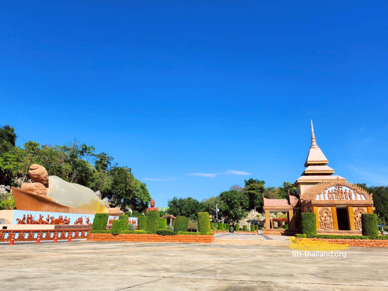 วัดถ้ำพุหว้า วัดพระนอน