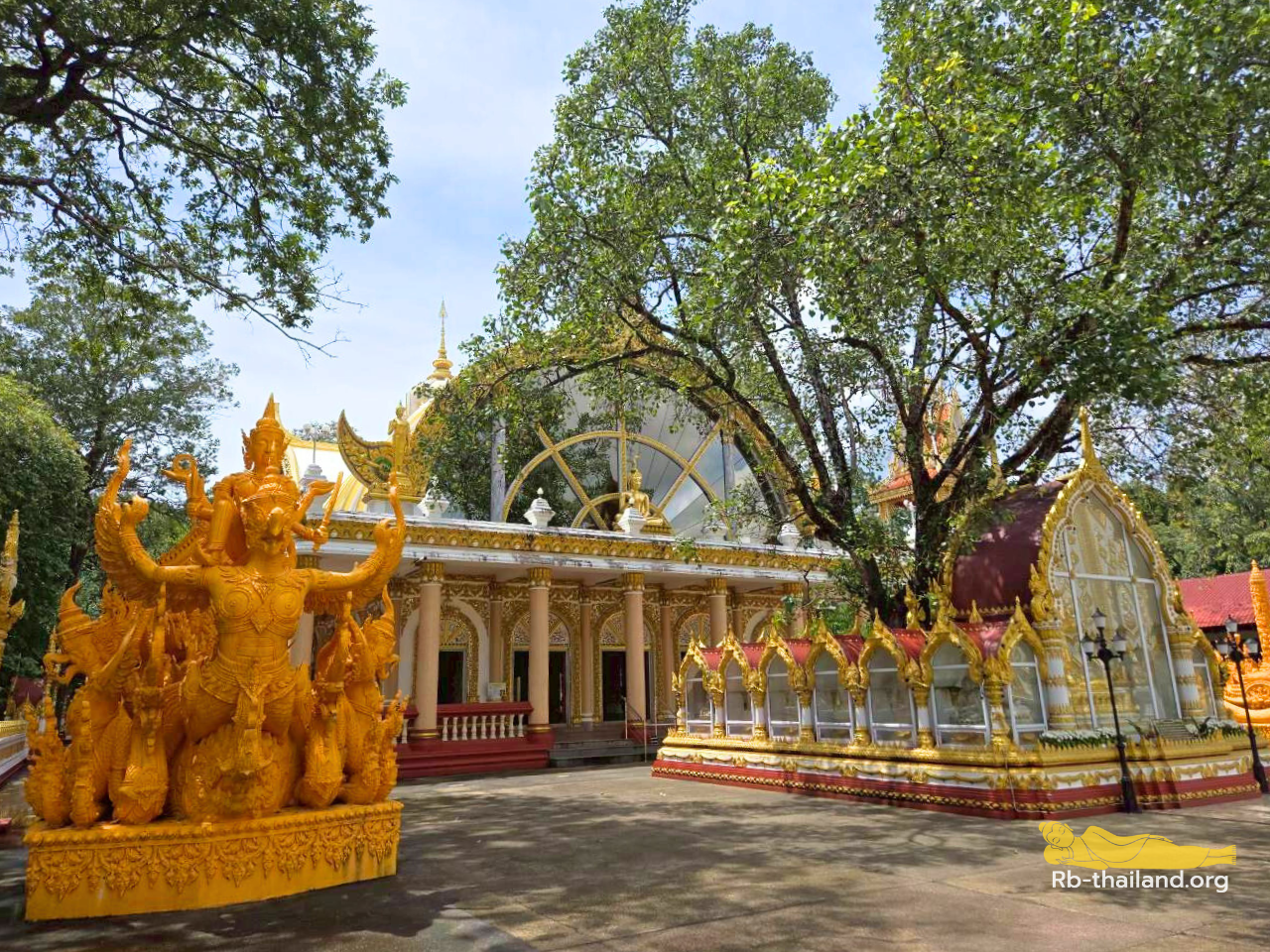 วัดพระธาตุหนองบัว วัดพระนอน